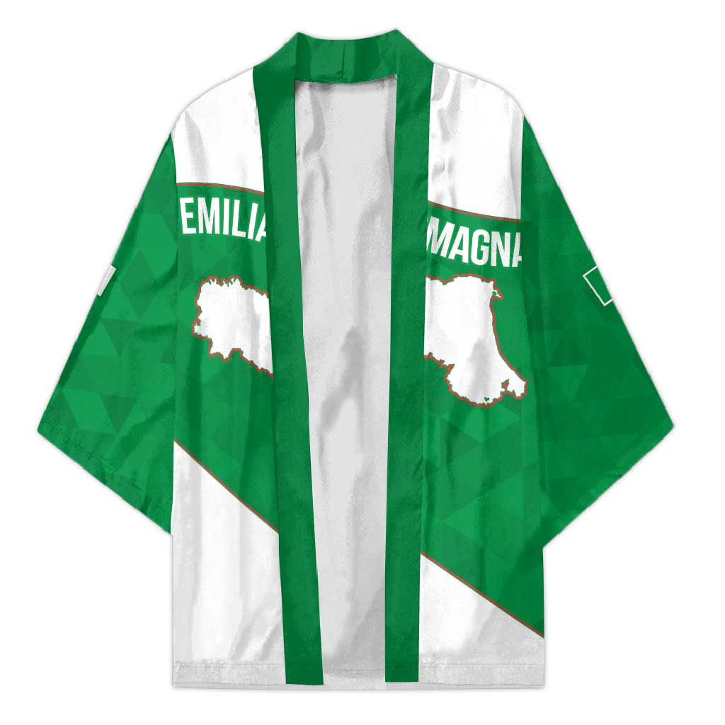 Personalized Italy Emilia-Romagna Kimono Inspiration Flags Style - Wonder Print Shop