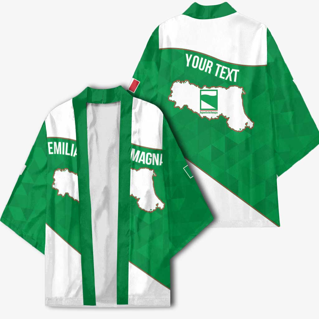 Personalized Italy Emilia-Romagna Kimono Inspiration Flags Style - Wonder Print Shop