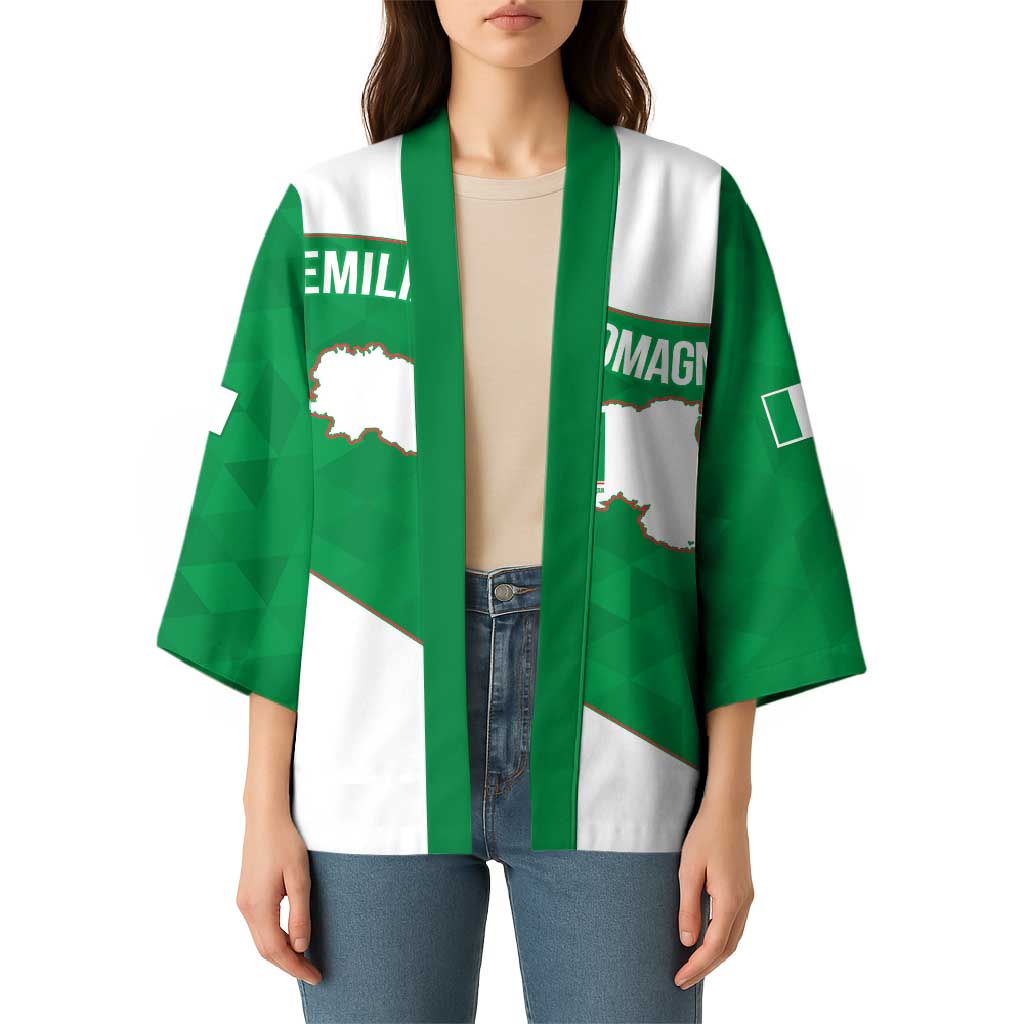 Personalized Italy Emilia-Romagna Kimono Inspiration Flags Style - Wonder Print Shop