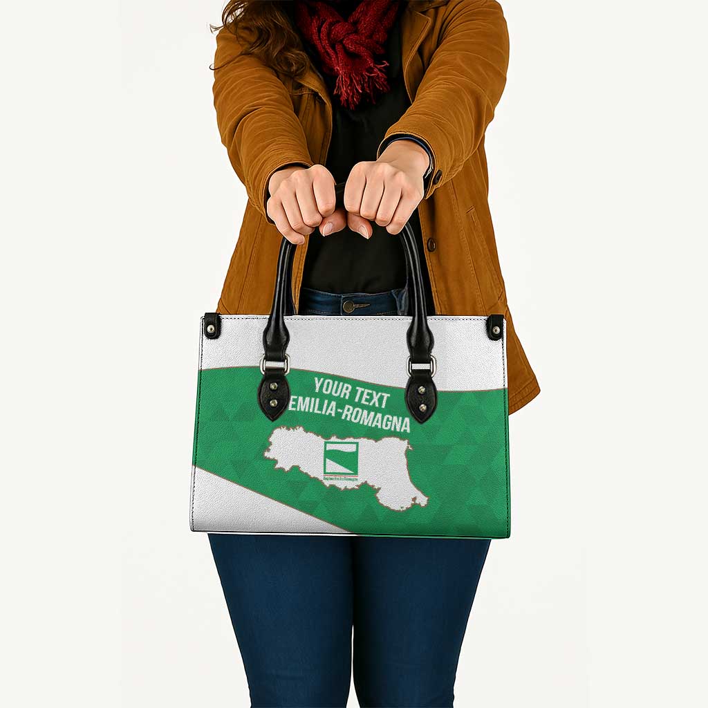Personalized Italy Emilia-Romagna Leather Bag Inspiration Flags Style - Wonder Print Shop