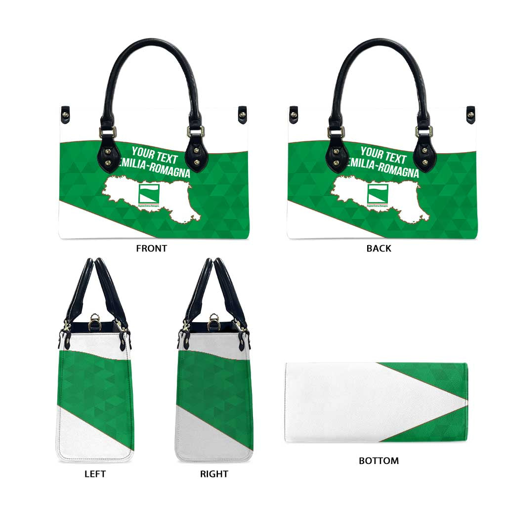 Personalized Italy Emilia-Romagna Leather Bag Inspiration Flags Style - Wonder Print Shop