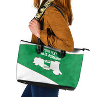 Personalized Italy Emilia-Romagna Leather Tote Bag Inspiration Flags Style