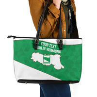Personalized Italy Emilia-Romagna Leather Tote Bag Inspiration Flags Style