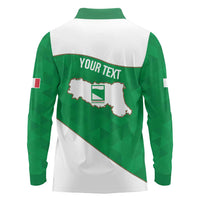 Personalized Italy Emilia-Romagna Long Sleeve Polo Shirt Inspiration Flags Style