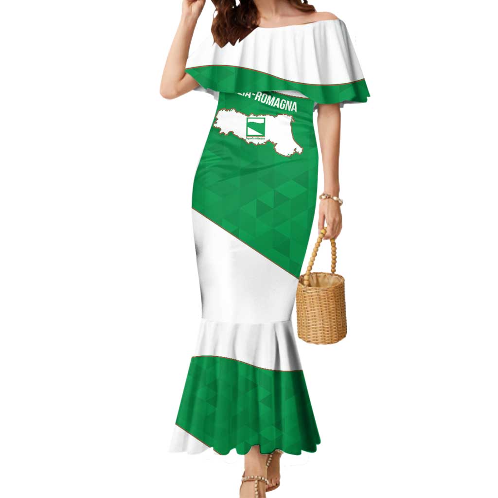 Personalized Italy Emilia-Romagna Mermaid Dress Inspiration Flags Style