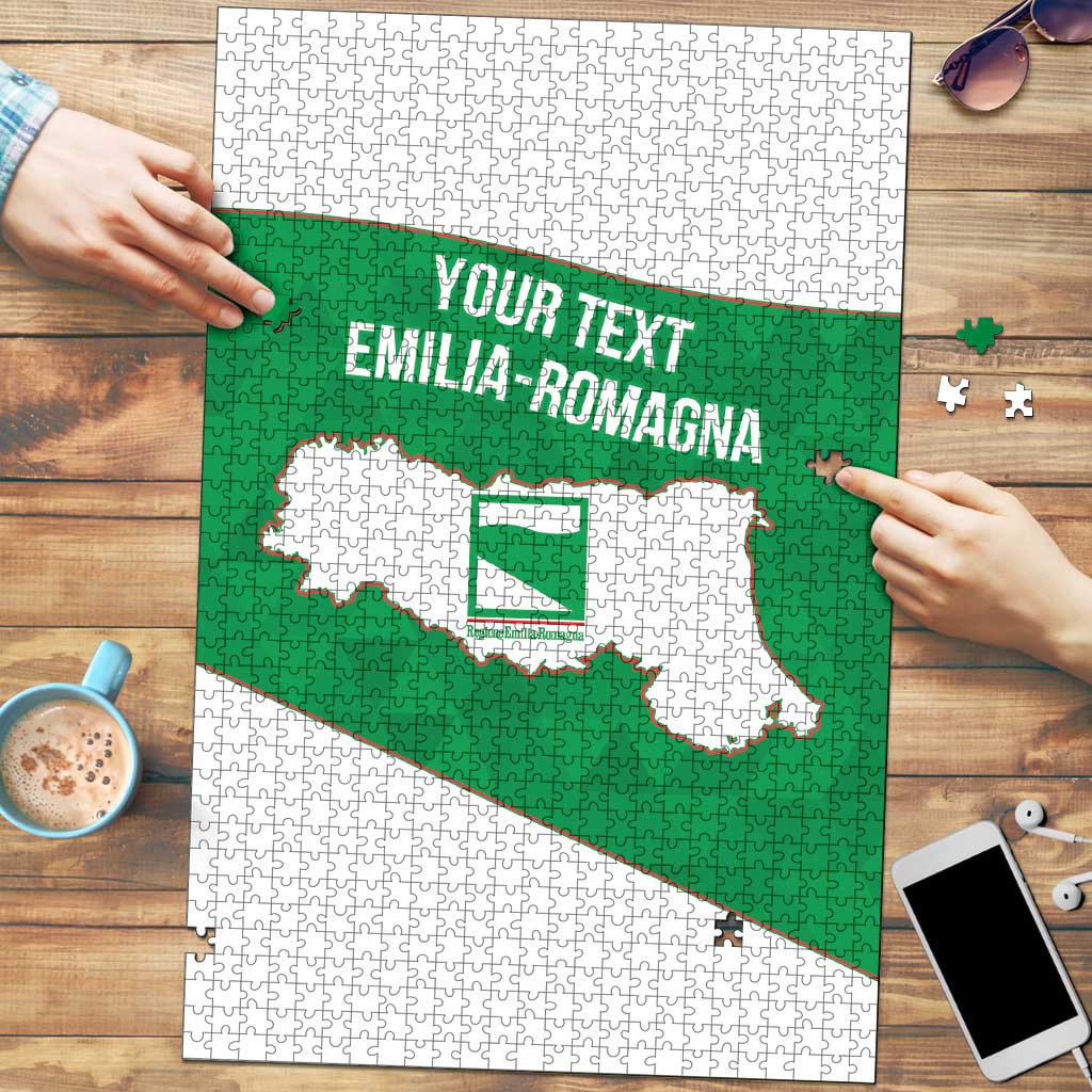 Personalized Italy Emilia-Romagna Puzzle Inspiration Flags Style - Wonder Print Shop
