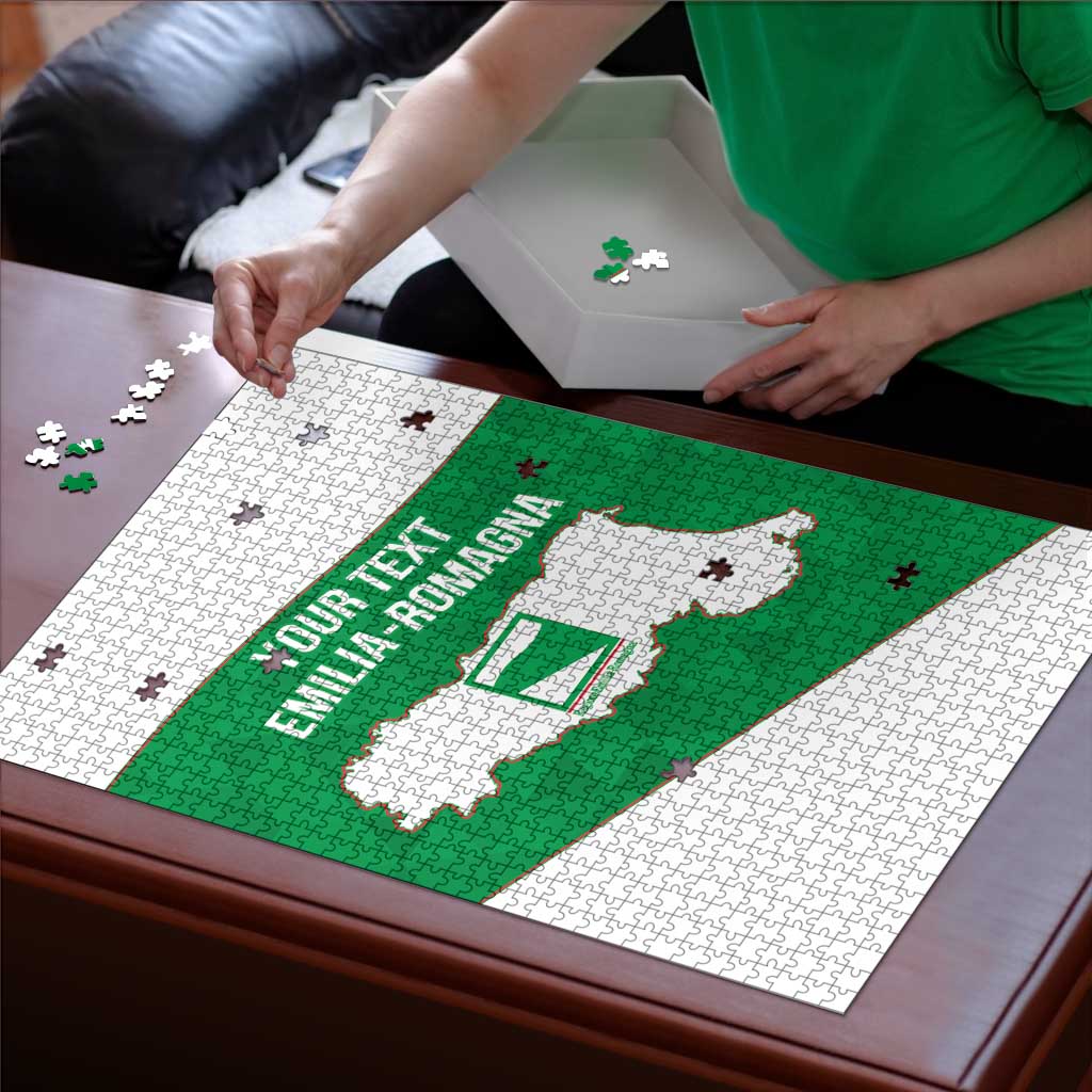 Personalized Italy Emilia-Romagna Puzzle Inspiration Flags Style - Wonder Print Shop