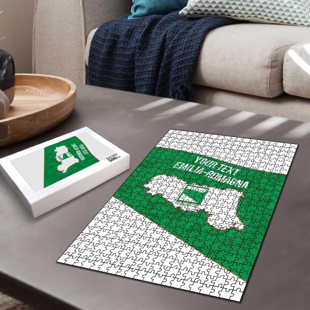 Personalized Italy Emilia-Romagna Puzzle Inspiration Flags Style - Wonder Print Shop
