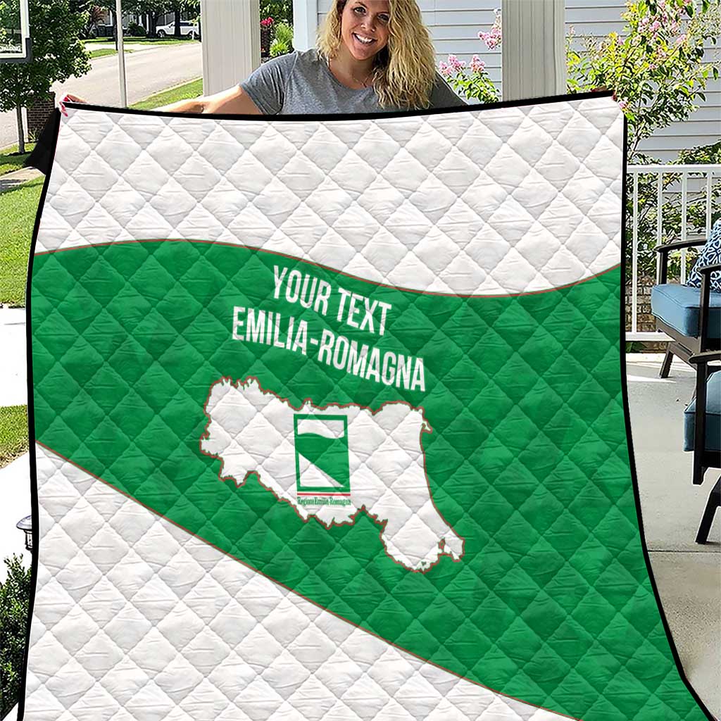 Personalized Italy Emilia-Romagna Quilt Inspiration Flags Style