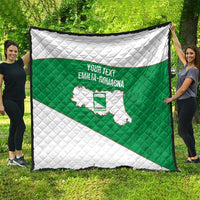 Personalized Italy Emilia-Romagna Quilt Inspiration Flags Style