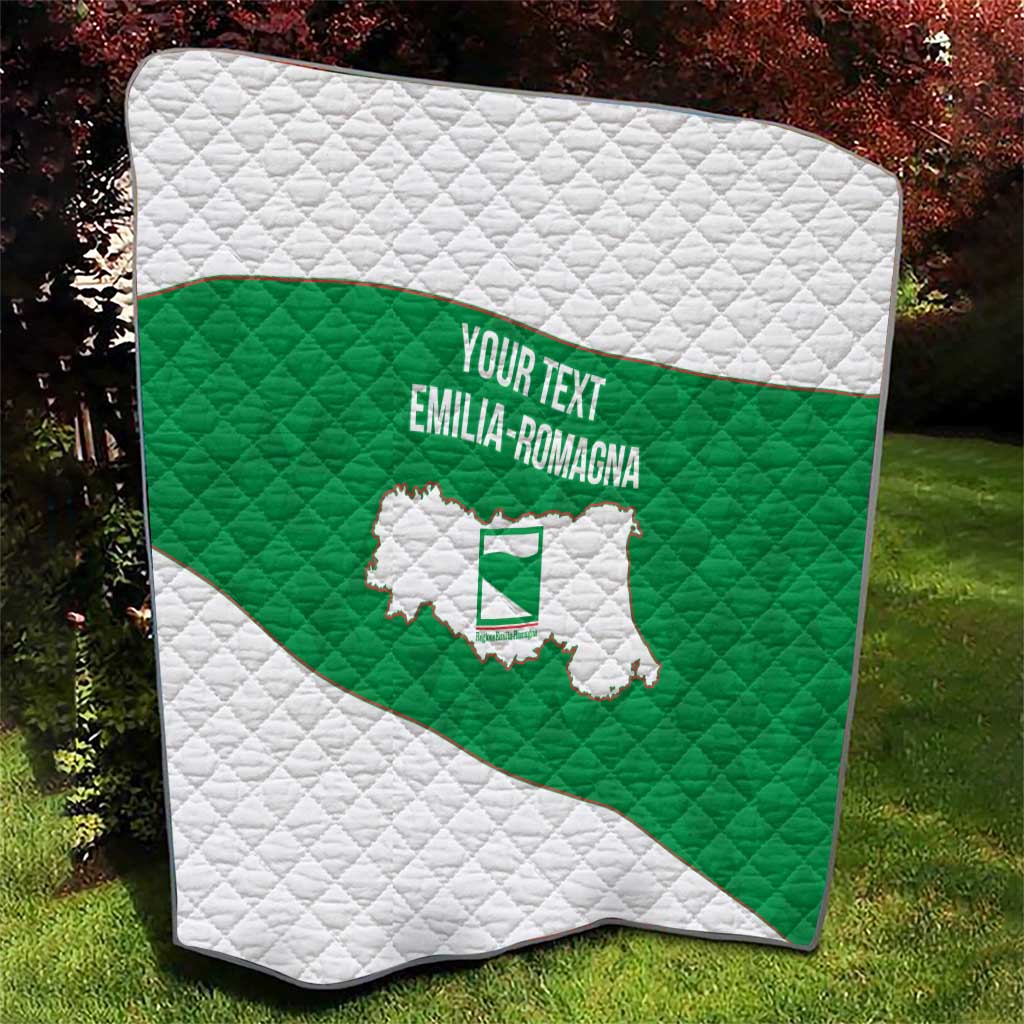 Personalized Italy Emilia-Romagna Quilt Inspiration Flags Style