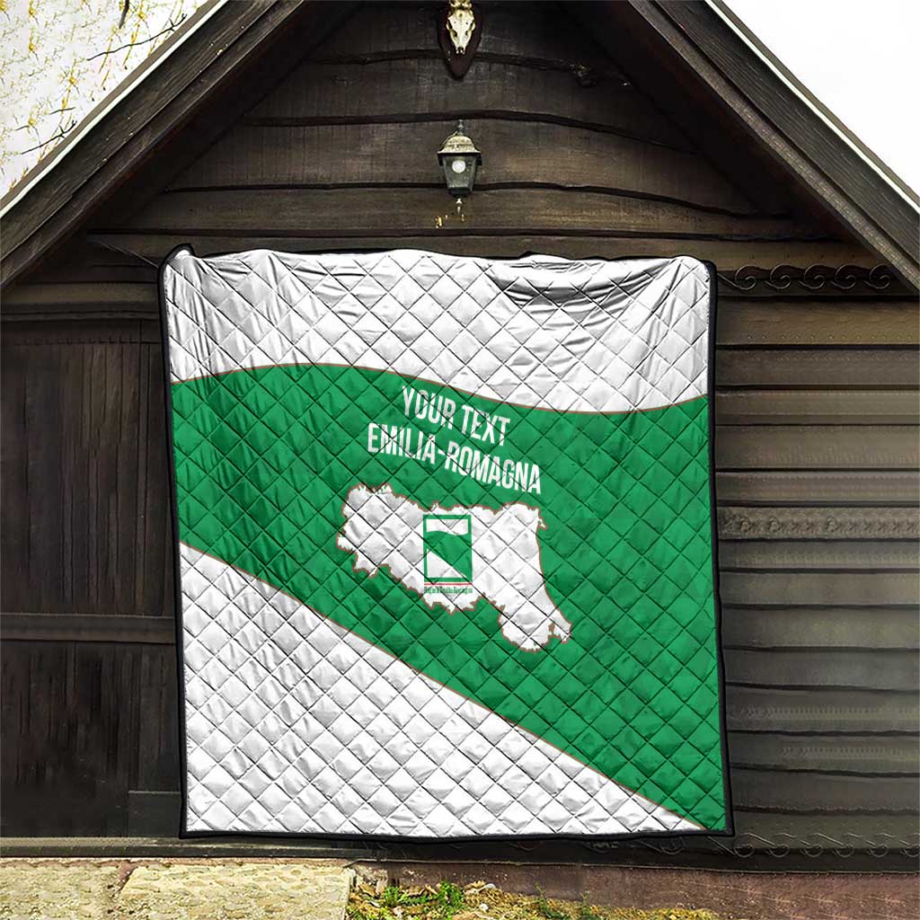 Personalized Italy Emilia-Romagna Quilt Inspiration Flags Style