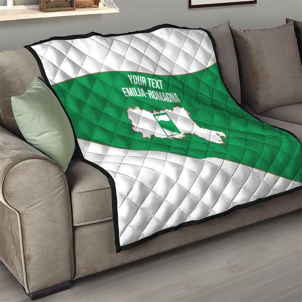 Personalized Italy Emilia-Romagna Quilt Inspiration Flags Style