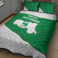 Personalized Italy Emilia-Romagna Quilt Bed Set Inspiration Flags Style
