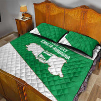 Personalized Italy Emilia-Romagna Quilt Bed Set Inspiration Flags Style