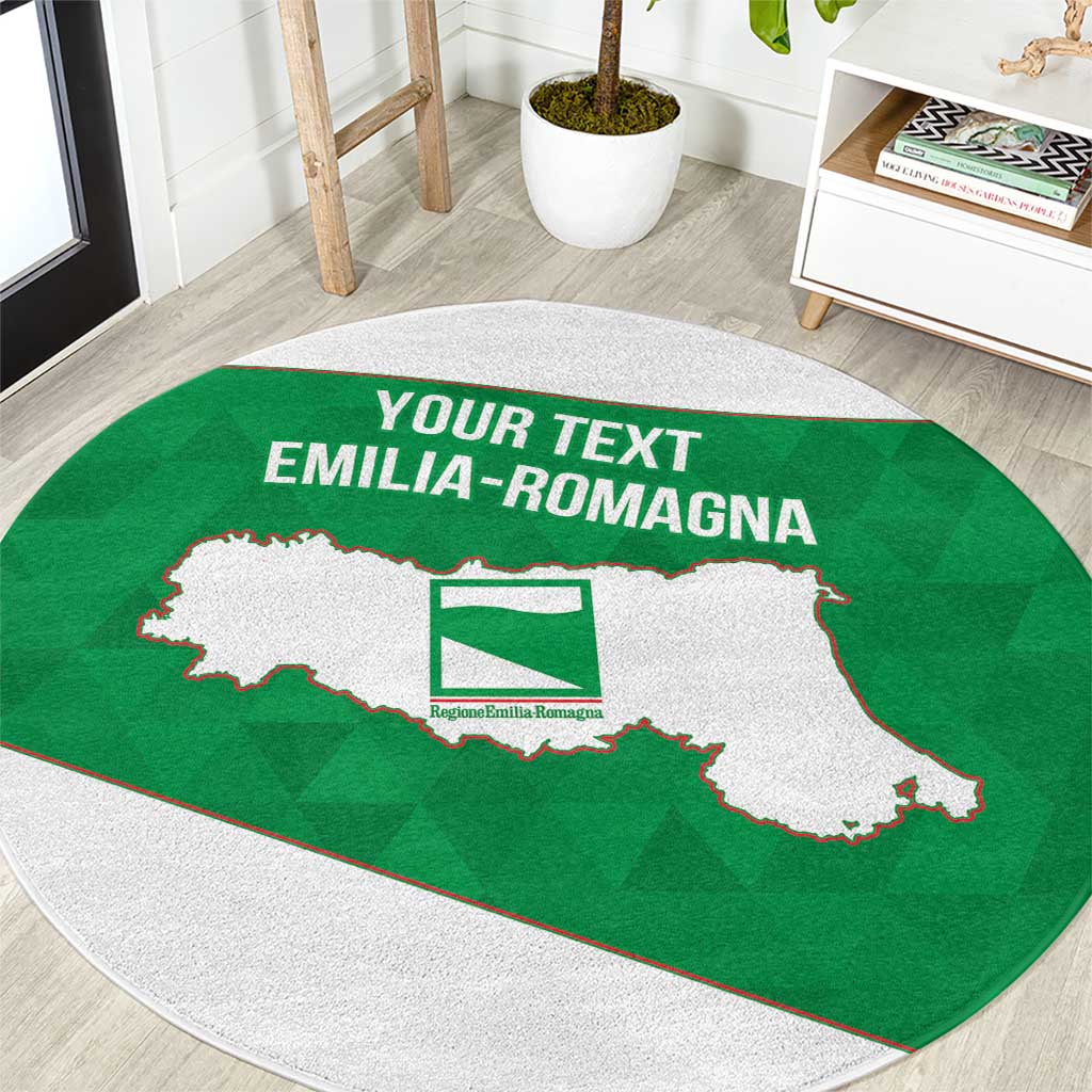 Personalized Italy Emilia-Romagna Round Carpet Inspiration Flags Style
