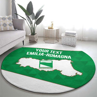 Personalized Italy Emilia-Romagna Round Carpet Inspiration Flags Style