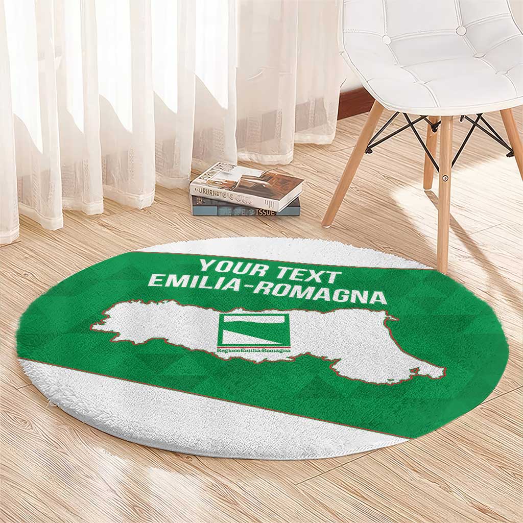 Personalized Italy Emilia-Romagna Round Carpet Inspiration Flags Style