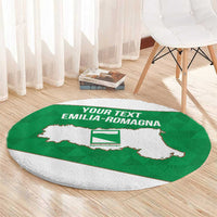 Personalized Italy Emilia-Romagna Round Carpet Inspiration Flags Style
