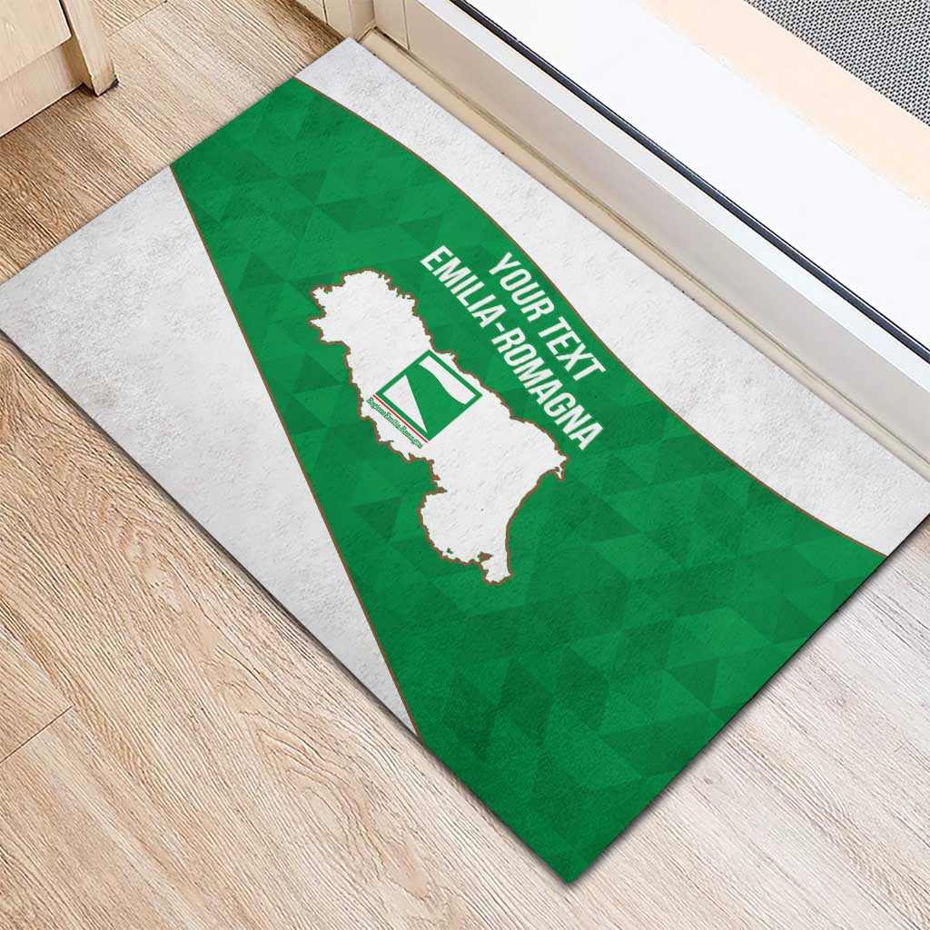 Personalized Italy Emilia-Romagna Rubber Doormat Inspiration Flags Style