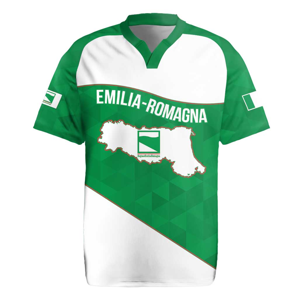 Personalized Italy Emilia-Romagna Rugby Jersey Inspiration Flags Style