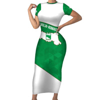Personalized Italy Emilia-Romagna Short Sleeve Bodycon Dress Inspiration Flags Style