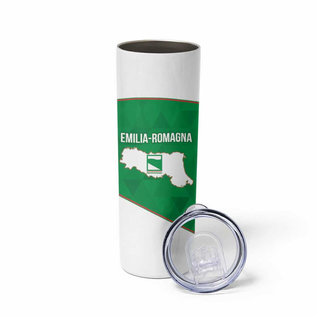 Personalized Italy Emilia-Romagna Skinny Tumbler Inspiration Flags Style
