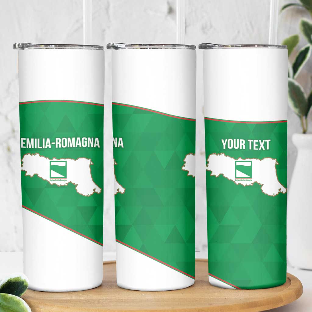Personalized Italy Emilia-Romagna Skinny Tumbler Inspiration Flags Style