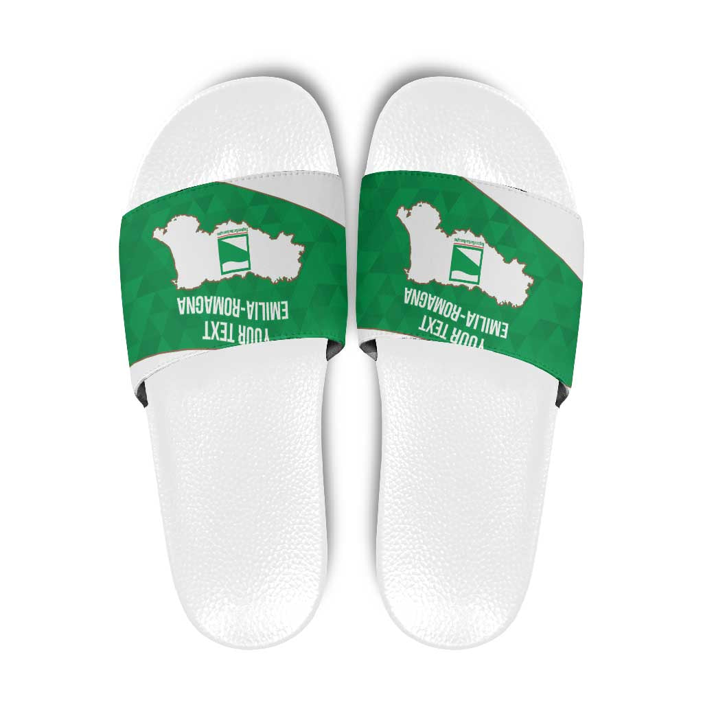 Personalized Italy Emilia-Romagna Slide Sandals Inspiration Flags Style - Wonder Print Shop