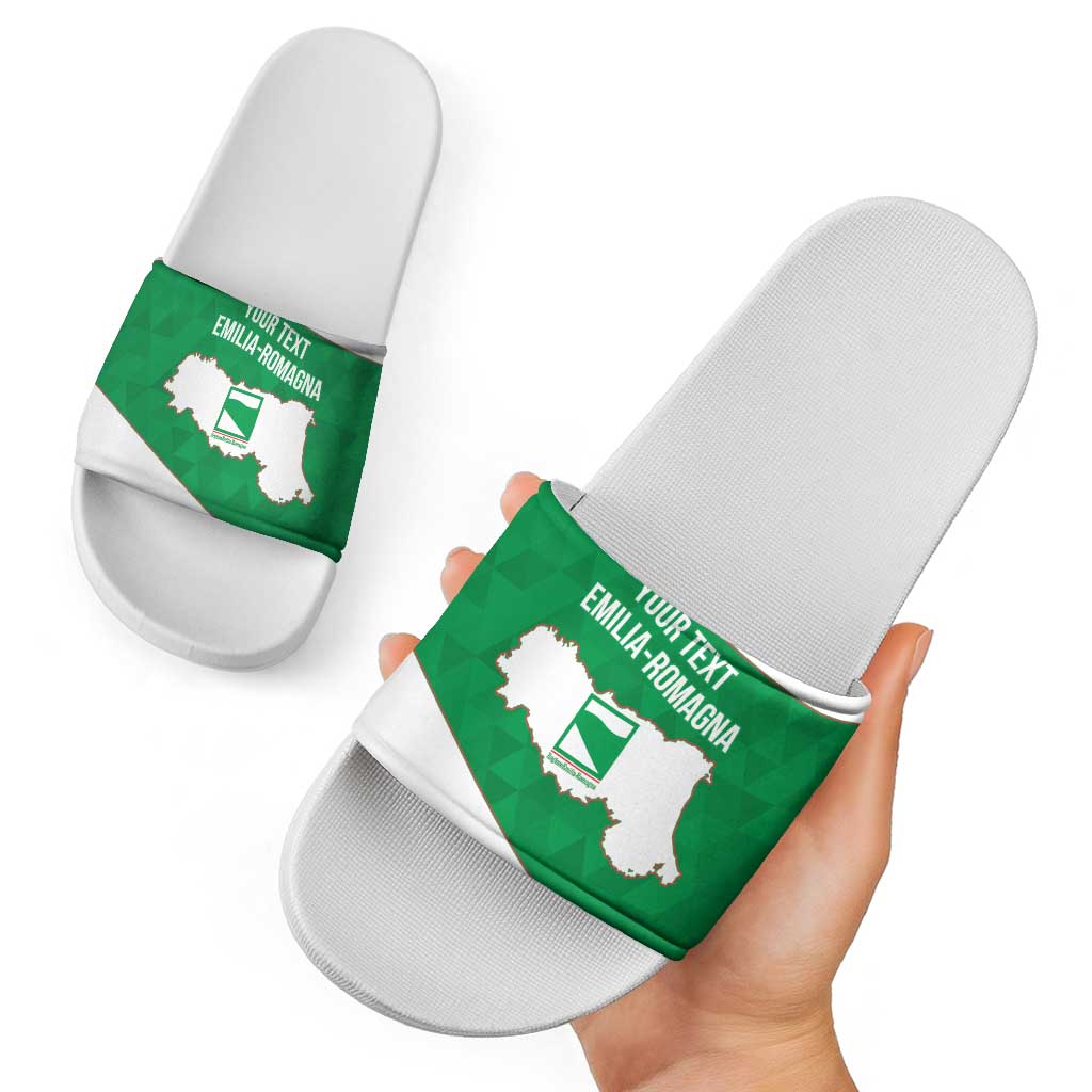 Personalized Italy Emilia-Romagna Slide Sandals Inspiration Flags Style - Wonder Print Shop