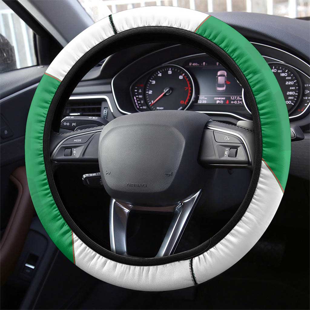 Italy Emilia-Romagna Steering Wheel Cover Inspiration Flags Style
