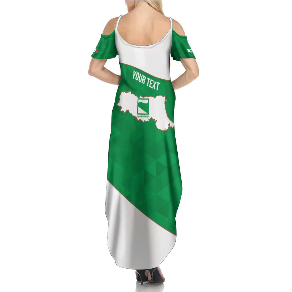 Personalized Italy Emilia-Romagna Summer Maxi Dress Inspiration Flags Style