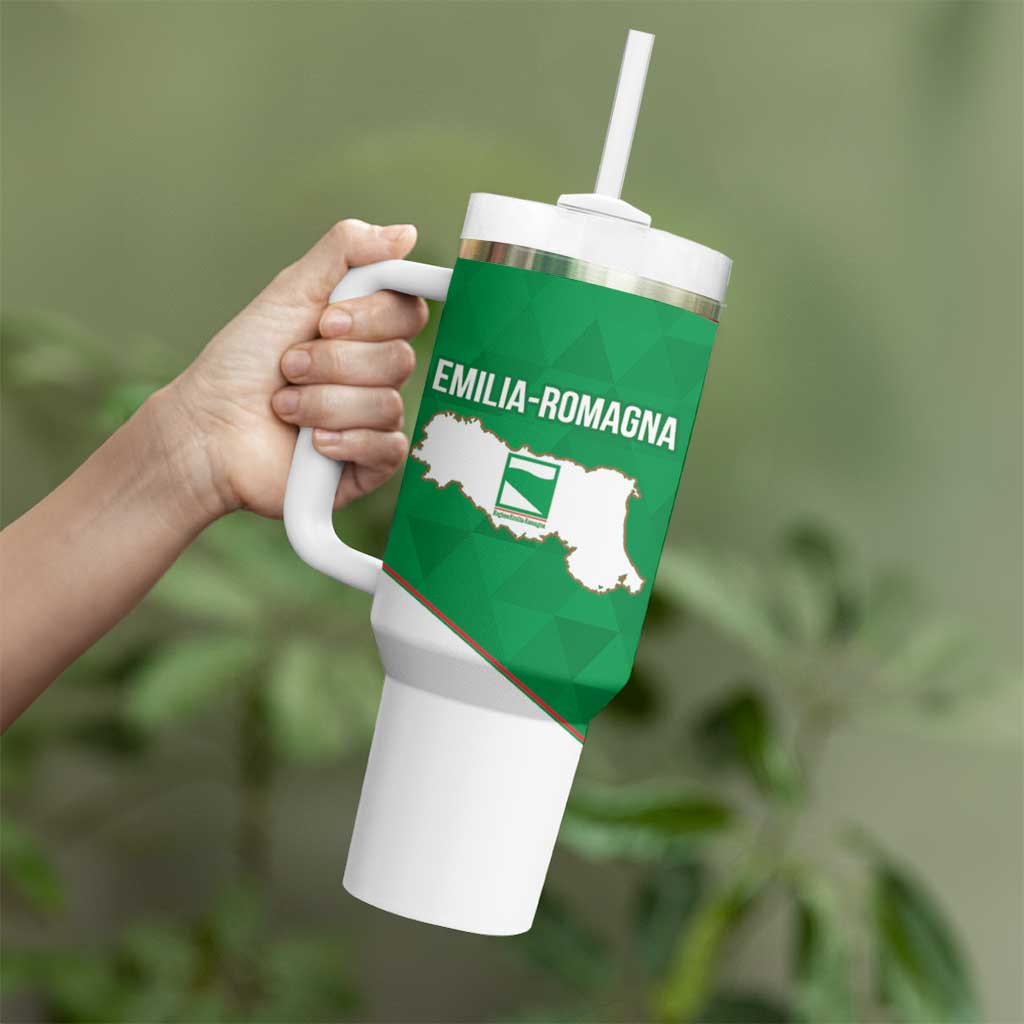 Personalized Italy Emilia-Romagna Tumbler With Handle Inspiration Flags Style