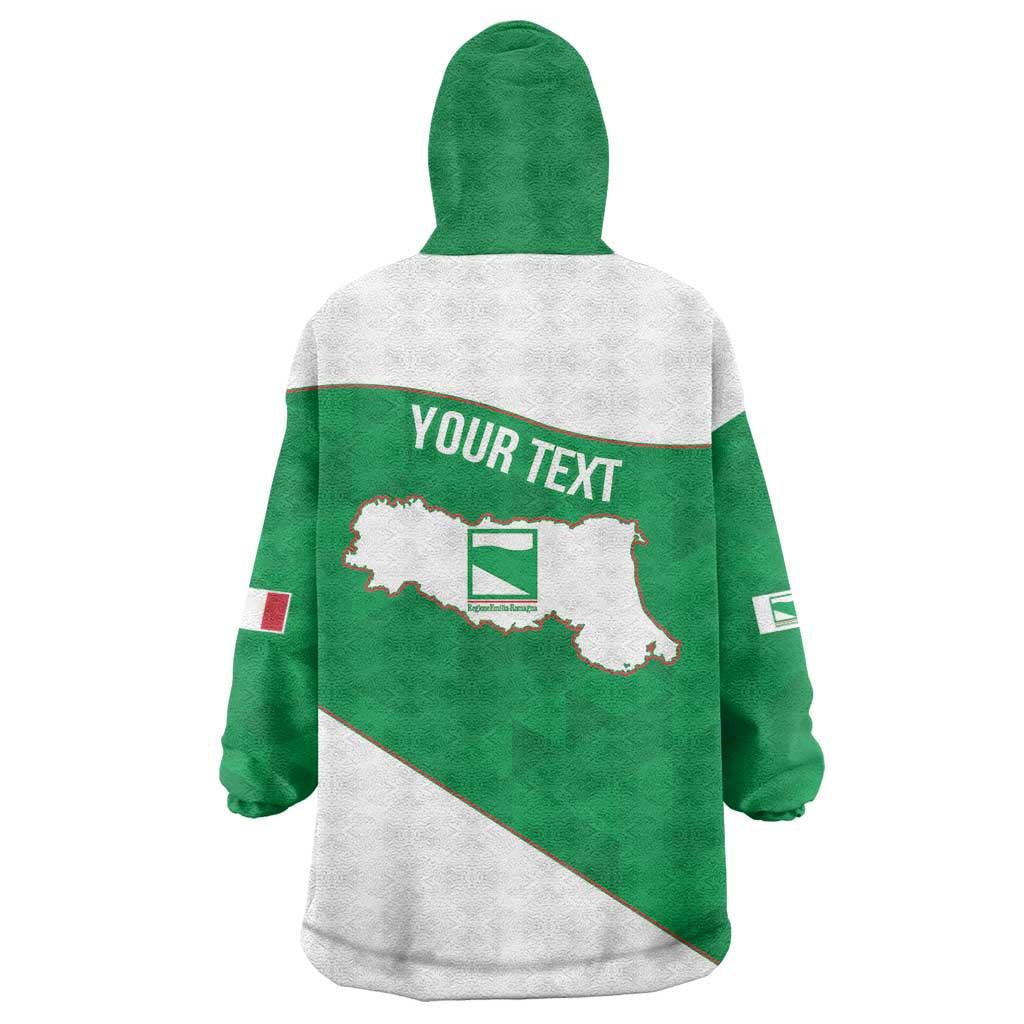Personalized Italy Emilia-Romagna Wearable Blanket Hoodie Inspiration Flags Style