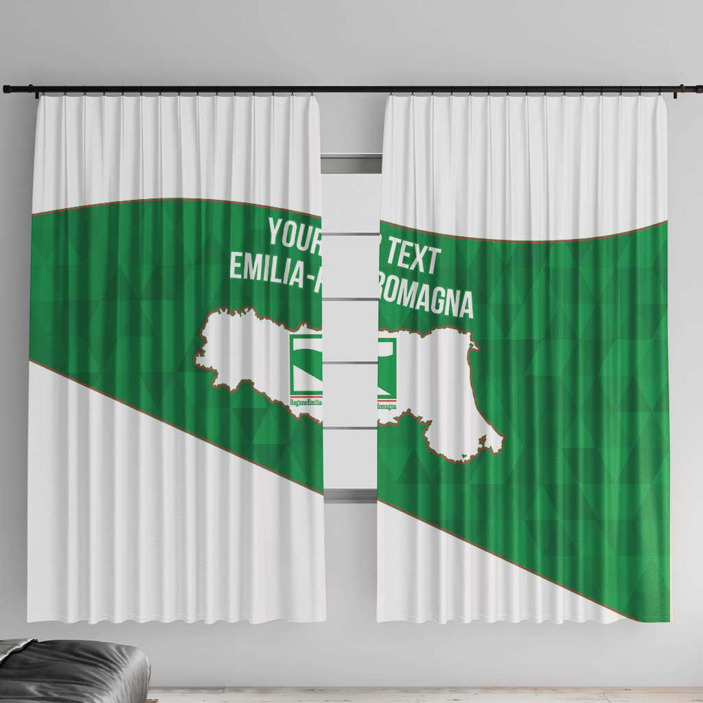 Personalized Italy Emilia-Romagna Window Curtain Inspiration Flags Style