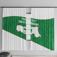 Personalized Italy Emilia-Romagna Window Curtain Inspiration Flags Style