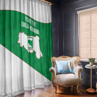 Personalized Italy Emilia-Romagna Window Curtain Inspiration Flags Style