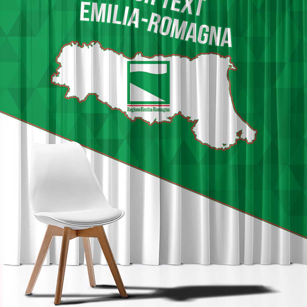 Personalized Italy Emilia-Romagna Window Curtain Inspiration Flags Style