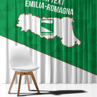 Personalized Italy Emilia-Romagna Window Curtain Inspiration Flags Style