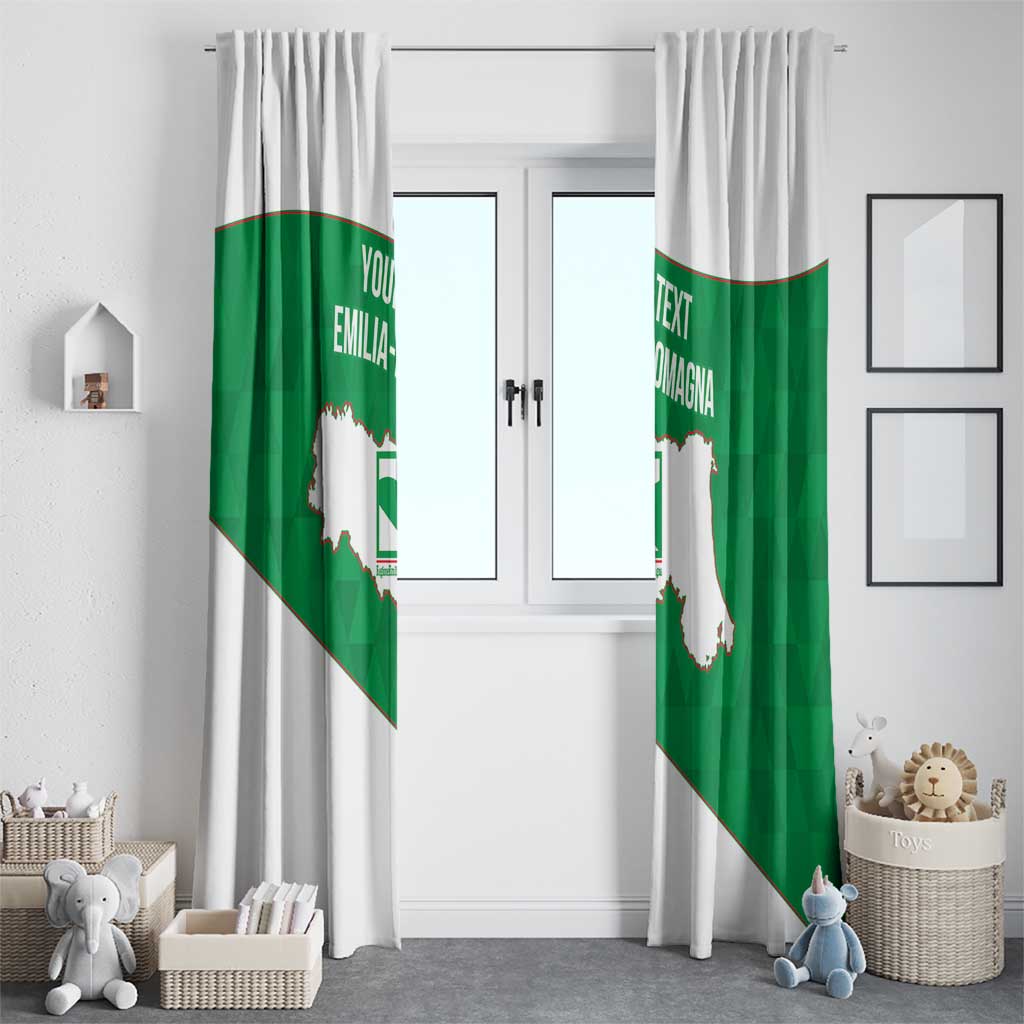 Personalized Italy Emilia-Romagna Window Curtain Inspiration Flags Style