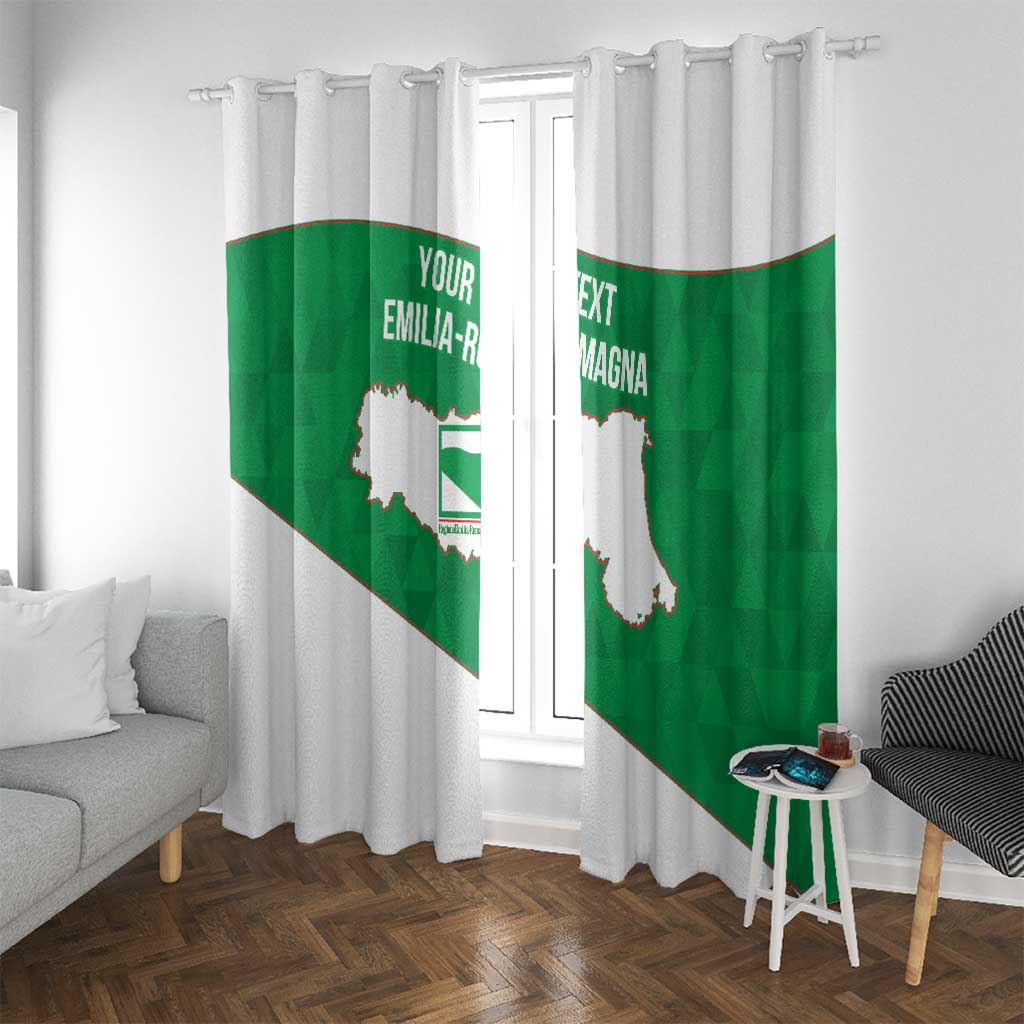 Personalized Italy Emilia-Romagna Window Curtain Inspiration Flags Style