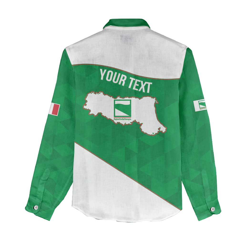 Personalized Italy Emilia-Romagna Women Casual Shirt Inspiration Flags Style