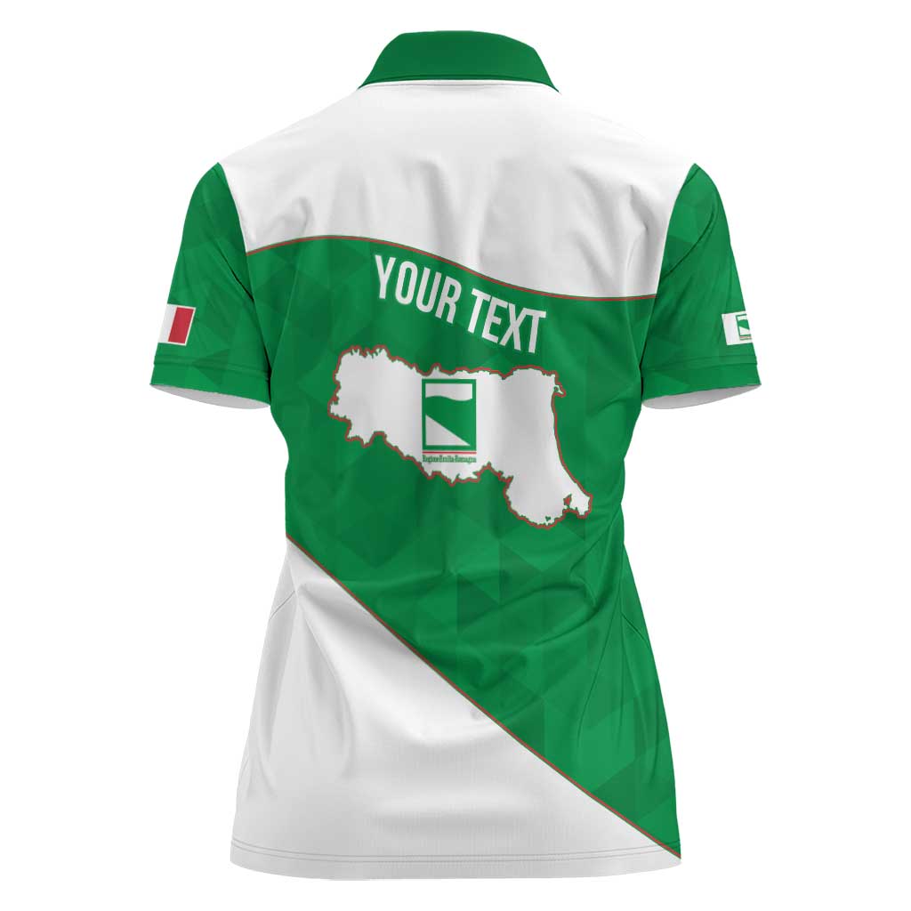 Personalized Italy Emilia-Romagna Women Polo Shirt Inspiration Flags Style