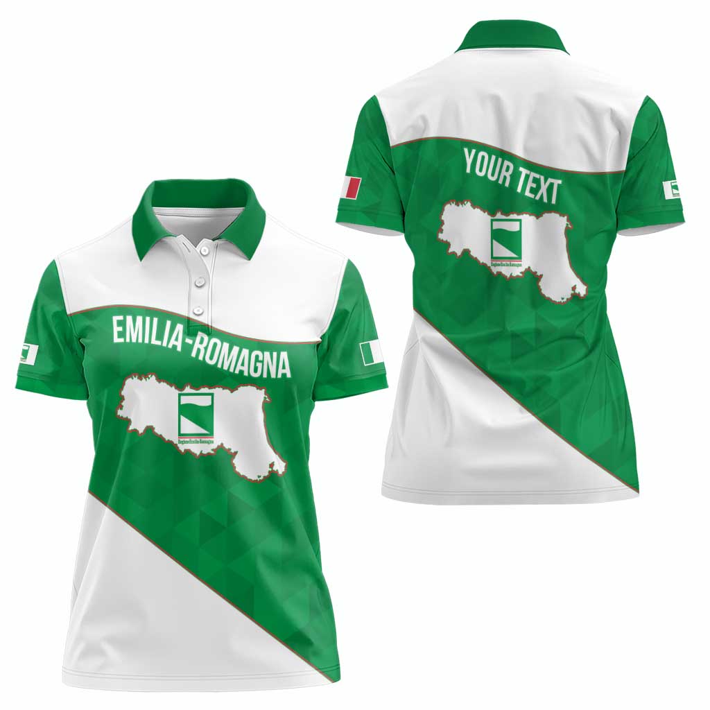 Personalized Italy Emilia-Romagna Women Polo Shirt Inspiration Flags Style