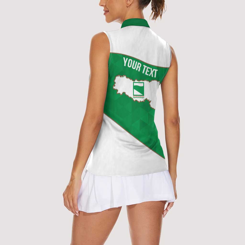 Personalized Italy Emilia-Romagna Women Sleeveless Polo Shirt Inspiration Flags Style