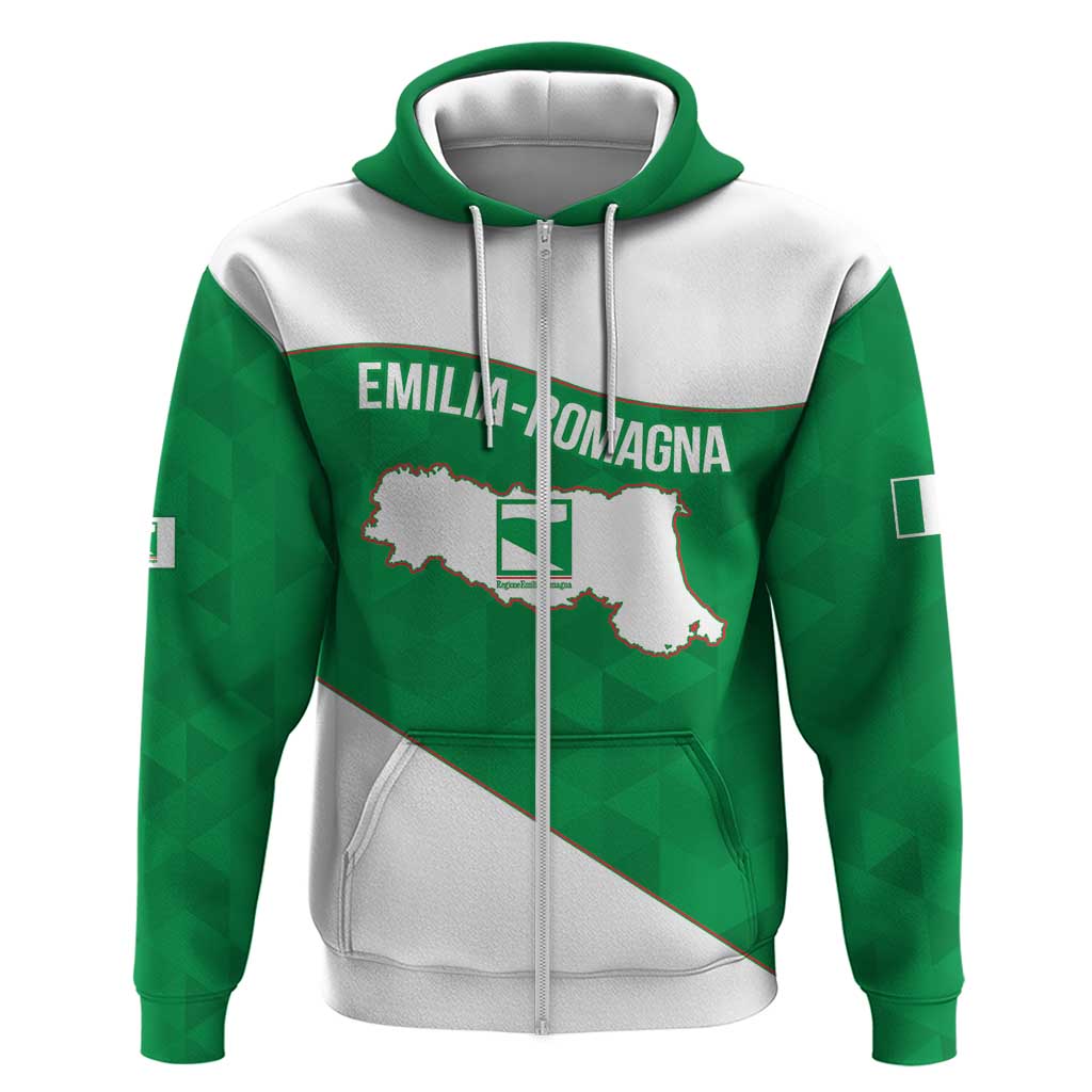 Personalized Italy Emilia-Romagna Zip Hoodie Inspiration Flags Style