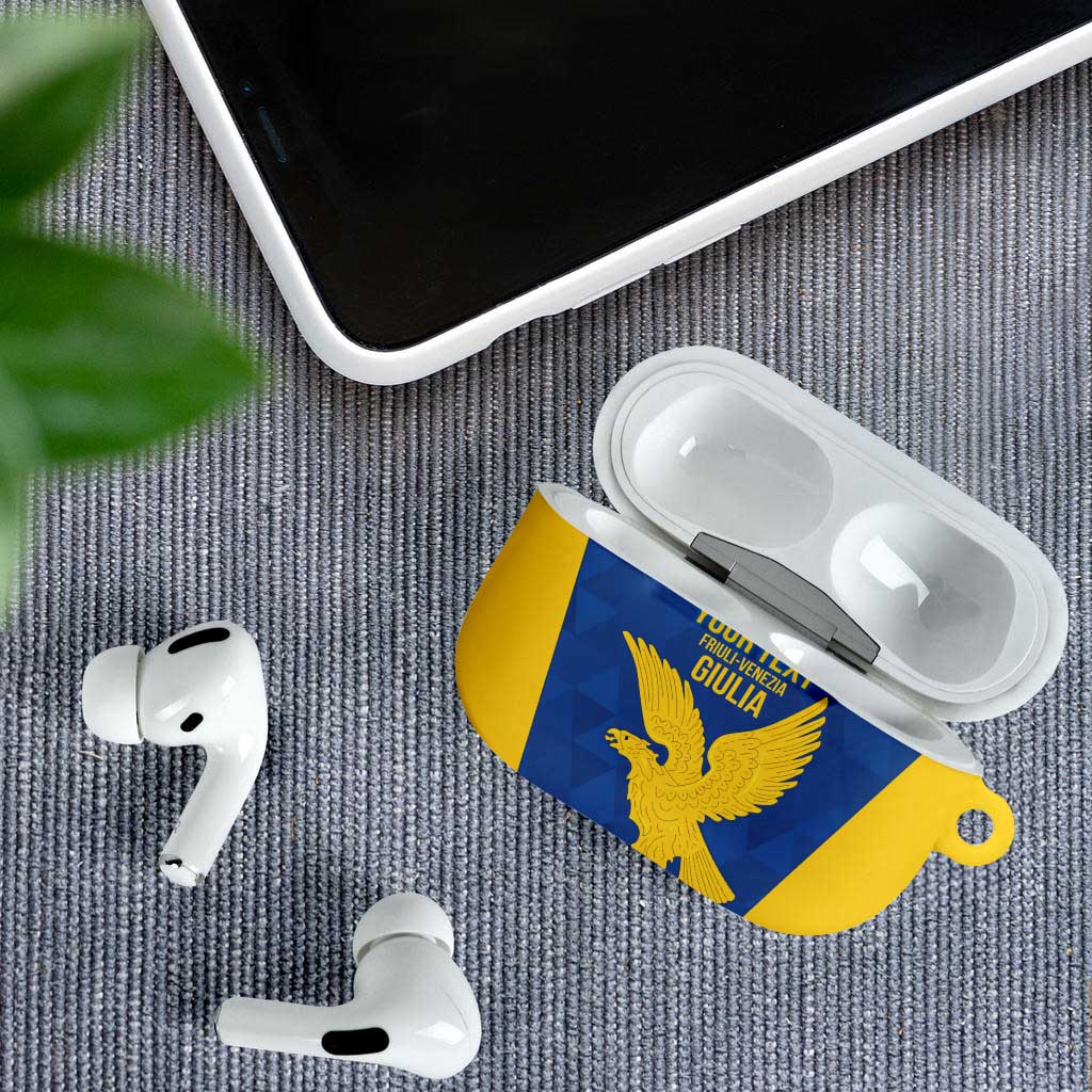Personalized Italy Friuli-Venezia Giulia AirPods Case Inspiration Flags Style - Wonder Print Shop