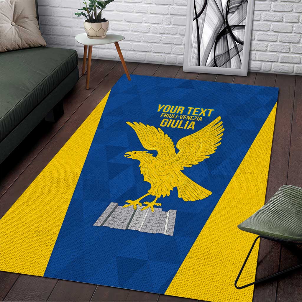 Personalized Italy Friuli-Venezia Giulia Area Rug Inspiration Flags Style