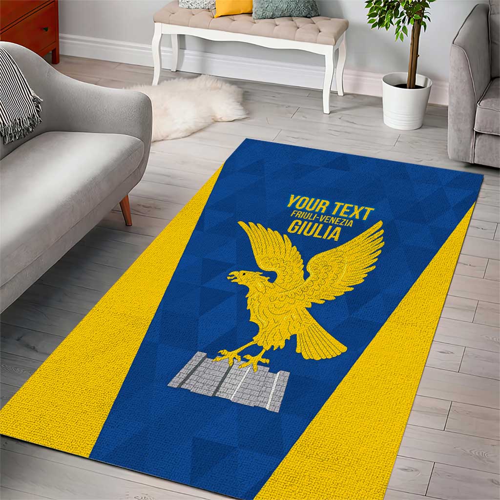 Personalized Italy Friuli-Venezia Giulia Area Rug Inspiration Flags Style