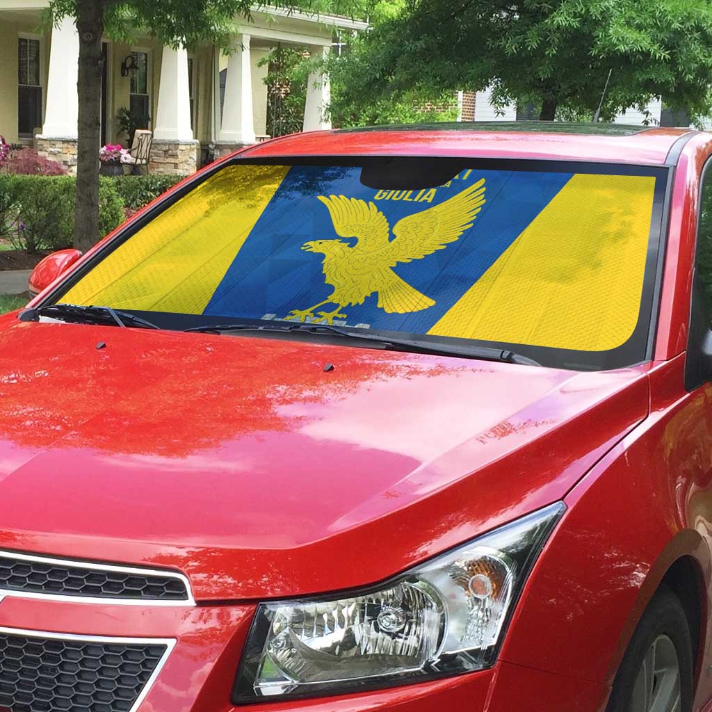 Personalized Italy Friuli-Venezia Giulia Auto Sun Shade Inspiration Flags Style - Wonder Print Shop